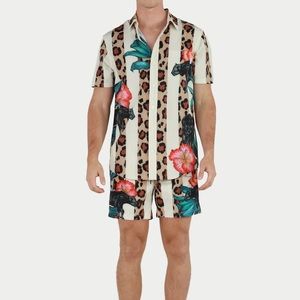 Marvans Leo Pantera Swim Trunk & Shirt